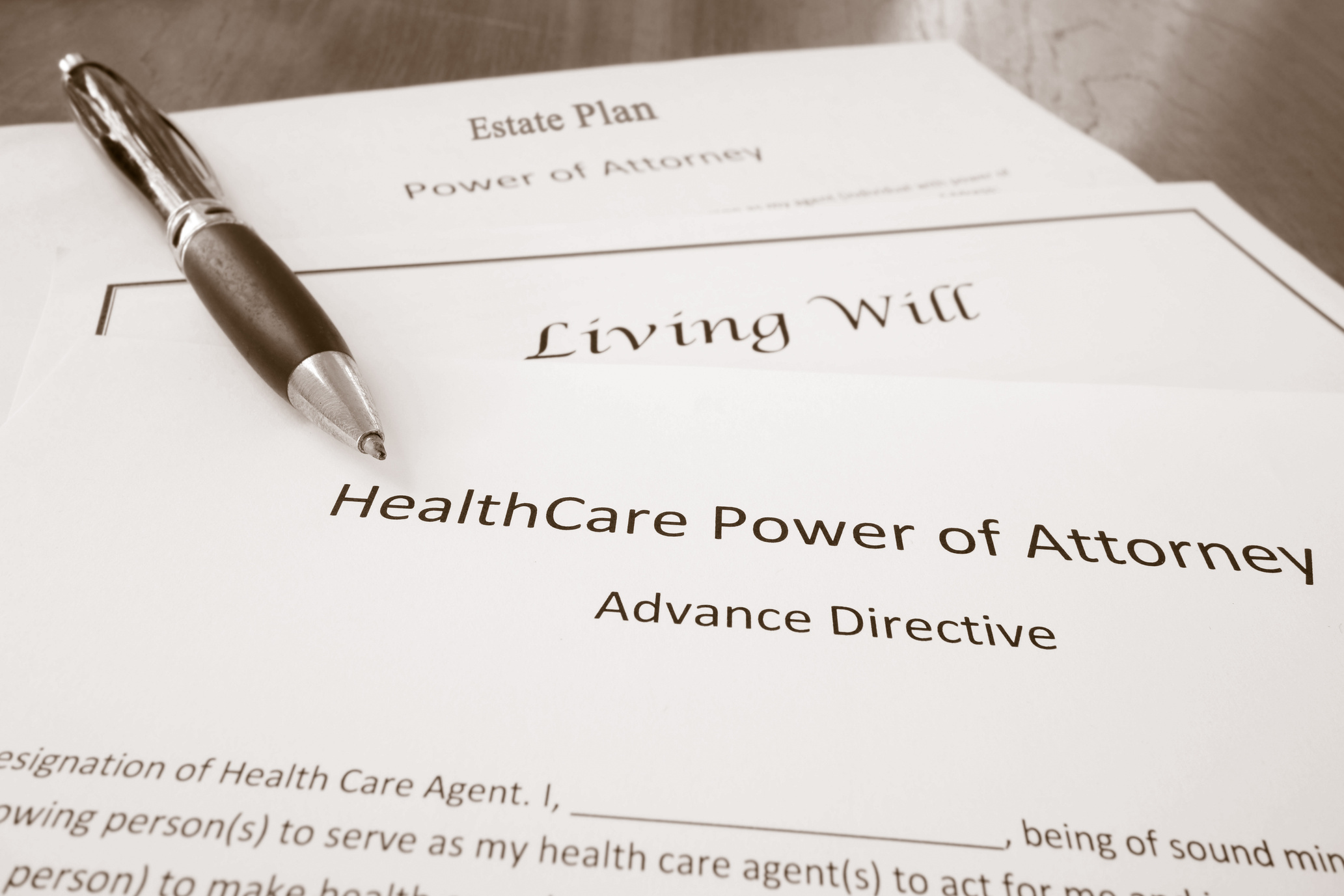 Power of Attorney, Will, and Estate Plan Documents